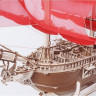 Деревянный конструктор Lemmo Корабль "Пегас", 638 деталей