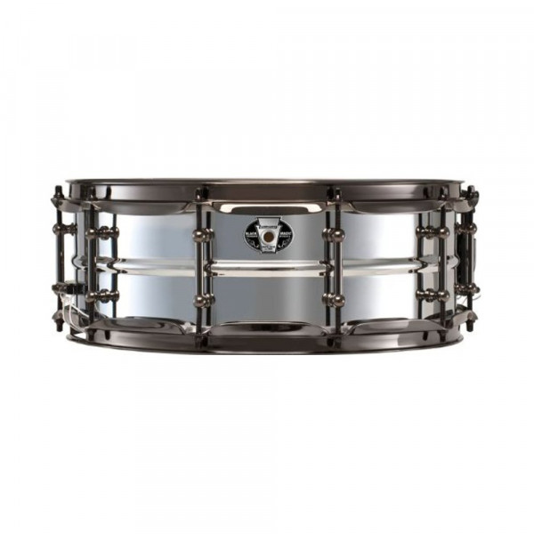 Малый барабан LUDWIG LW0514S 14"*5" Black Magic series фурнитура Tube lugs черный никель