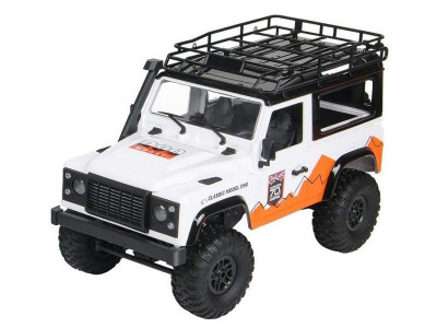 Радиоуправляемая машина MN MODEL английский внедорожник Defender  D90 (белый) 4WD 2.4G 1/12 RTR