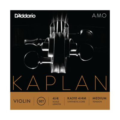 Струны для скрипки 4/4 D'Addario KA310 4/4M, Kaplan Amo, 4/4 medium комплект