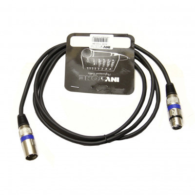 Invotone ACM1102/BK микрофонный кабель XLR мама-XLR папа 2 м