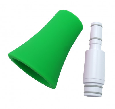 NUVO Straighten Your jSax Kit (White/Green) прямая шейка и раструб для трансформации jSax в прямой формат