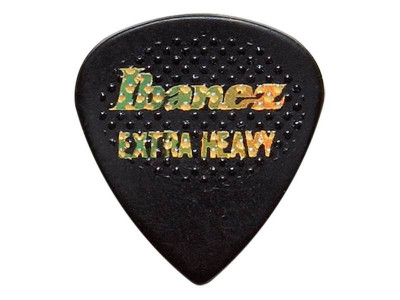 IBANEZ PA16XRG-BK PICKS медиатор extra heavy, цвет черный с резиновым напылением, толщина 1.2 mm (50 штук в упаковке)