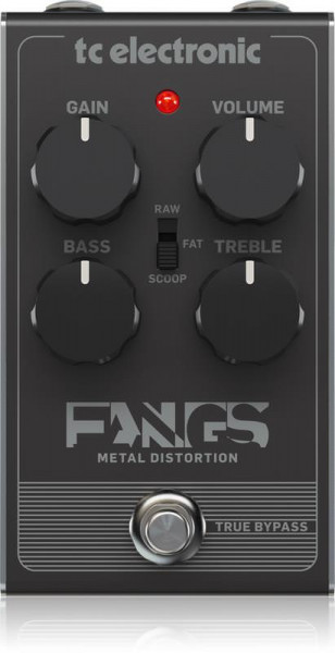 TC ELECTRONIC FANGS METAL DISTORTION напольная педаль эффекта дисторшн