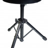 ROCKDALE 5132 круглый стул для барабанщика, диам 30 см, выс 52 см, металл, чёрный