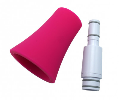 NUVO Straighten Your jSax Kit (White/Pink) прямая шейка и раструб для трансформации jSax в прямой формат
