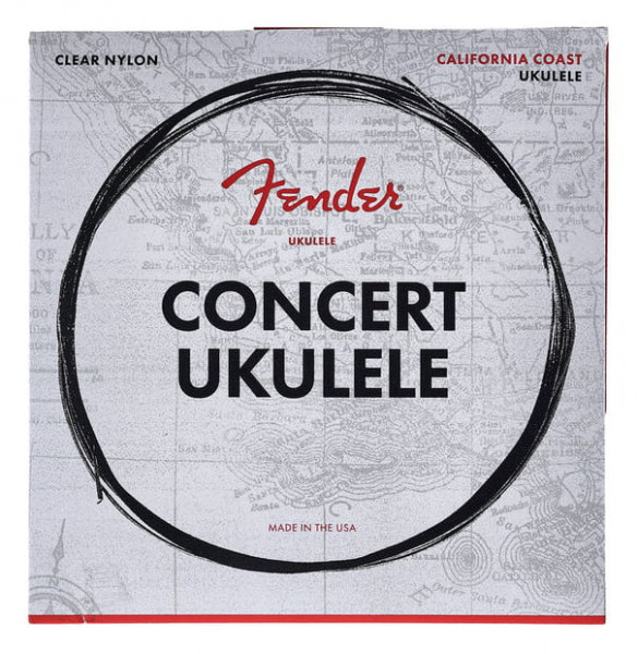 FENDER 90C CONCERT UKULELE STRINGS комплект струн для концерт укулеле