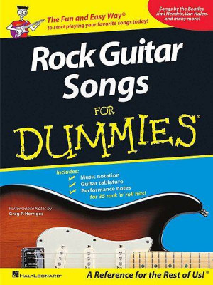 HAL LEONARD GTRCL ROCK GTR SONGS DUMMIES