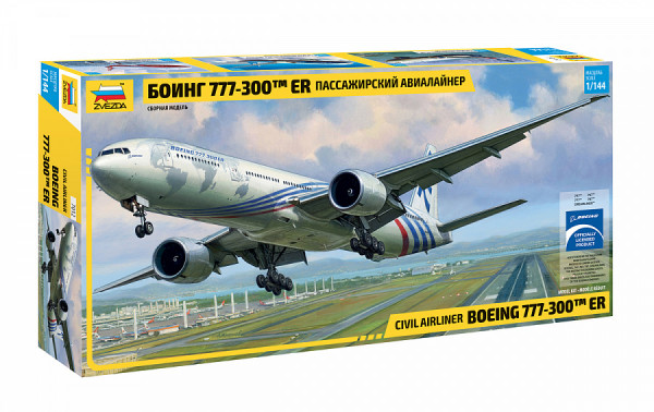 Самолёт "Боинг 777" 1/144