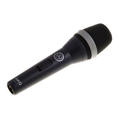 Микрофон вокальный AKG D5 CS - динамический кардиоидный с выключателем, разъём XLR черный