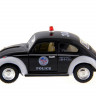 Машина Kinsmart  Volkswagen Classical Beetle (Police) инерция (1/12шт.) 1:32 б/к