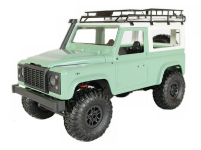 Радиоуправляемая машина MN MODEL английский внедорожник Defender (зеленый) 4WD 2.4G 1/12 RTR