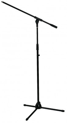 Микрофонная стойка журавль FX Mic Boom Stand Black Medium черная среднего веса