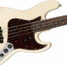 Fender American Original '60s Jazz Bass® Rosewood Fingerboard Olympic White бас-гитара с кейсом