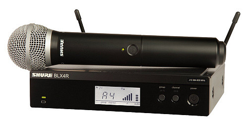 Shure BLX24RE/PG58 M17 радиосистема с радиомикрофоном и рэковыми креплениями