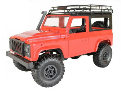 Радиоуправляемая машина MN MODEL английский внедорожник Defender (красный) 4WD 2.4G 1/12 RTR