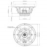 EIGHTEEN SOUND 10NMB420/16 10" динамик, 16 Ом, 350 Вт AES, 99dB, 65-5000 Гц