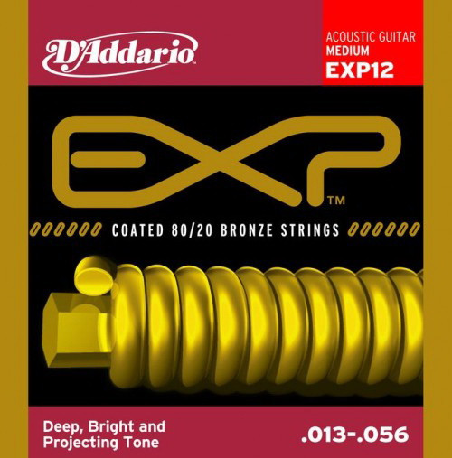 D'ADDARIO EXP12 Medium 13-56 струны для акустической гитары