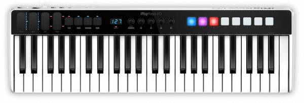 IK MULTIMEDIA iRig Keys I/O 49 Продакшн-станция для iOS, Mac и PC, встроенный аудиоинтерфейс, 8 динамических пэдов, 49 клавиш
