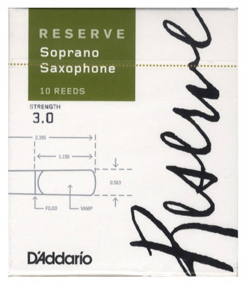 Rico DIR1030 RESERVE SSX - 10 PACK - 3.0 трости для сопрано саксофона 3x10 шт