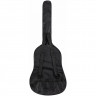 Гитара акустическая DAVINCI DF-50A Фолк черного цвета, в комплекте чехол медиаторы вертушка ремень каподастр струны