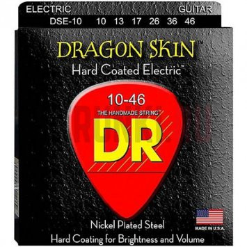 Струны для электрогитар DR DSE-10-46 Dragon Skin