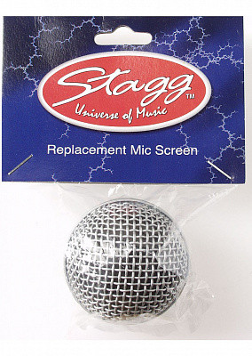 STAGG SPA-M58H - сменная решетка (экран) для микрофона. Форма головки: сферическая. Цвет: матовый хром