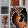 Sigma DRC-1STE-SB электроакустическая гитара