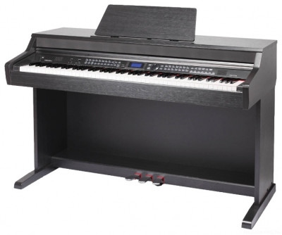 MEDELI DP370 фортепиано цифровое, молоточковая механика, полифония 128, 600 голосов,3 педали, стойка