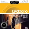 D'ADDARIO EXP14 Light Top/Medium Bottom/Bluegrass 12-56 струны для акустической гитары