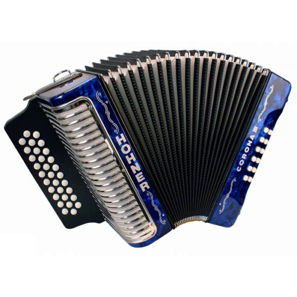 HOHNER Corona III BbEbAb Dark blue (A5764) аккордеон