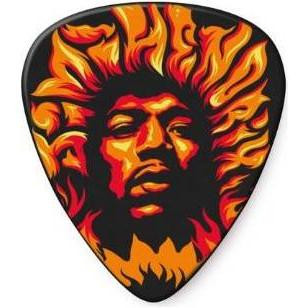 Комплект медиаторов DUNLOP HENDRIX VOODOO FIRE-6/PLYPK