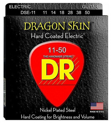 Струны для электрогитар DR DSE-11-50 Dragon Skin