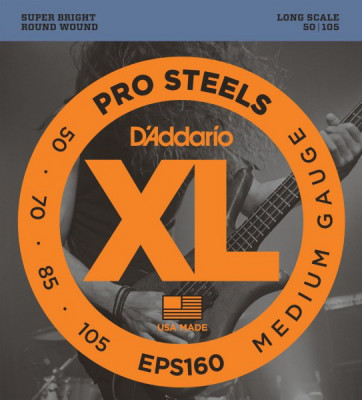 D'ADDARIO EPS160 Medium 50-105-струны для 4-струнной бас-гитары