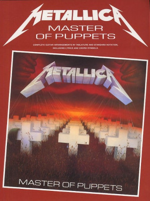 AM91667 METALLICA MASTER OF PUPPETS GUITAR TAB BOOK