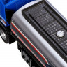 Машина "АВТОПАНОРАМА" Volvo бензовоз, голубой, 1/50, свет, звук, в/к 28*14*10 см