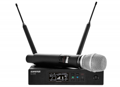 SHURE QLXD24E/SM86 G51 вокальная радиосистема с ручным передатчиком SM86 470-534 MHz