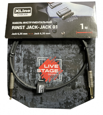 Кабель инструментальный Xline Cables RINST JACK-JACK 01 mono 2xJack 6,35 mm, 1 м