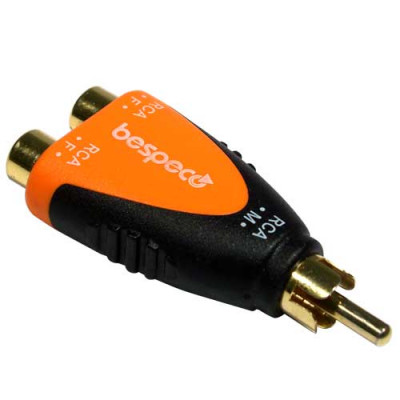 Bespeco SLAD355 Переходник RCA М / 2х RCA F