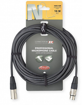 STAGG NMC10R микрофонный кабель XLR мама-XLR папа 10 м