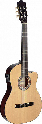 Stagg C546TCE-N 4/4 классическая гитара со звукоснимателем
