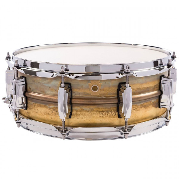 Малый барабан LUDWIG LB454R 14"*5" Raw Brass Phonic series фурнитура Imperial lugs 10 шт.