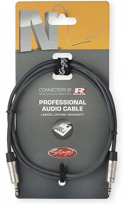 STAGG NAC2MPSR - аудио шнур мини стерео jack- мини стерео jack, 2метра