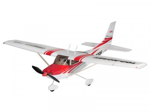 Р/У самолет Top RC Cessna 182 400 class красная 965мм PNP