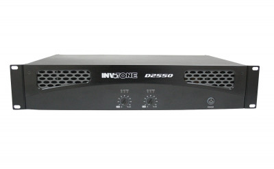 INVOTONE D2550 цифровой двухканальный усилитель мощности 2*340 Вт .RMS /8 Ом, 2*550 Вт . RMS/4 Ом