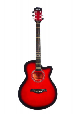 Акустическая гитара Belucci BC4010 красного цвета