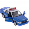 Машина Kinsmart "Ford Crown Victoria" (police) инерция (1/12шт) 1:42 б/к