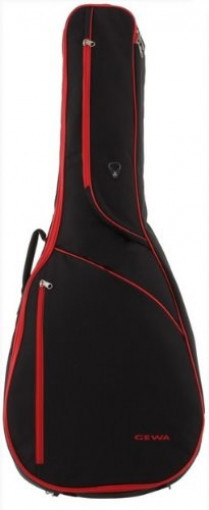 Чехол для классической гитары 4/4 GEWA IP-G Classic 4/4 Red чёрный с красной отделкой
