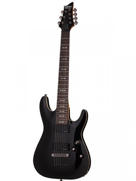 Schecter OMEN-7 ACTIVE BLK 7-струнная электрогитара