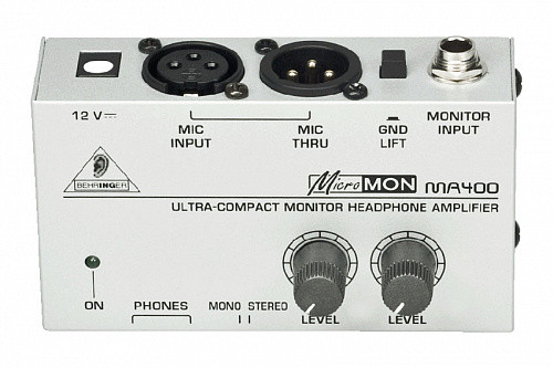 BEHRINGER MA400 MICROMON усилитель для наушников компактный мониторный